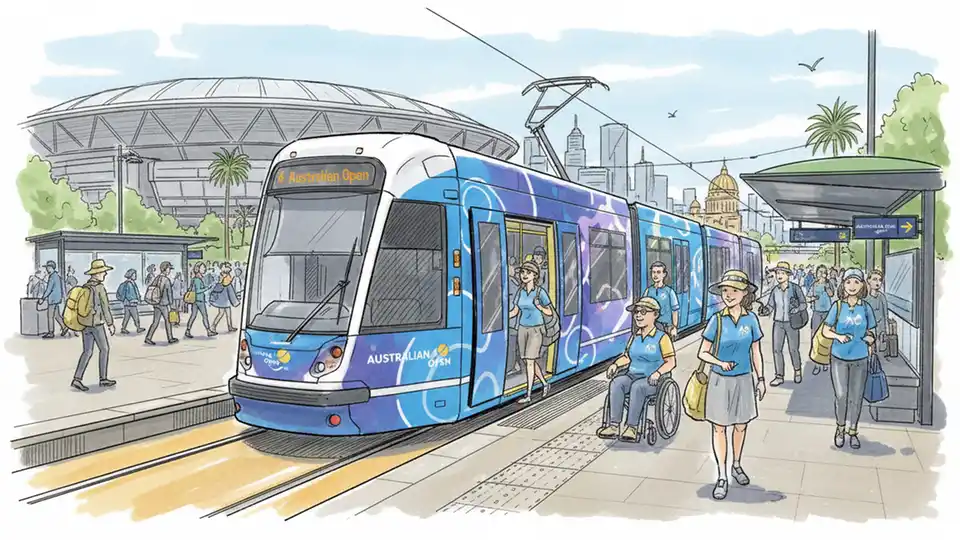 Yarra Trams Boosts Access for Australian Open