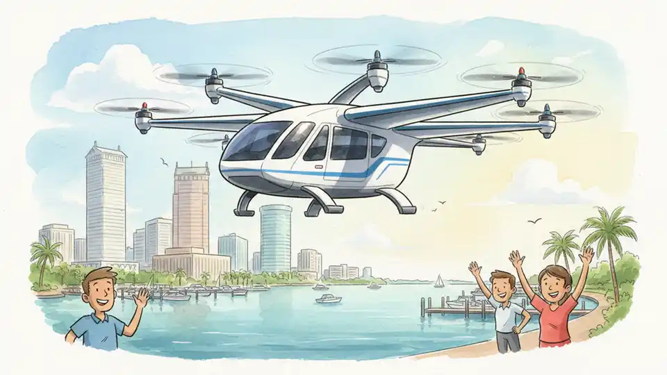 Tampa Bay Plans Air Taxi Network by 2045