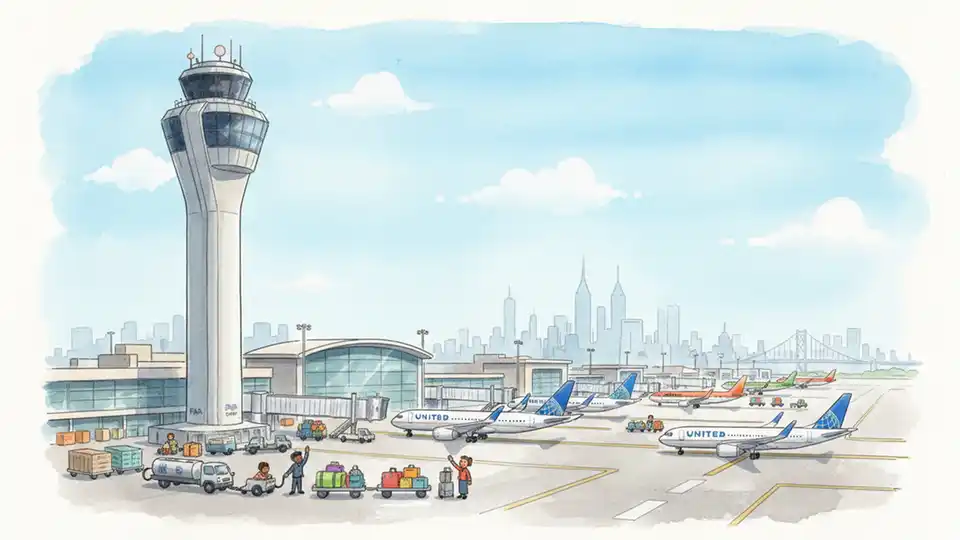Newark Airport Resumes Flights After Tower Evacuation