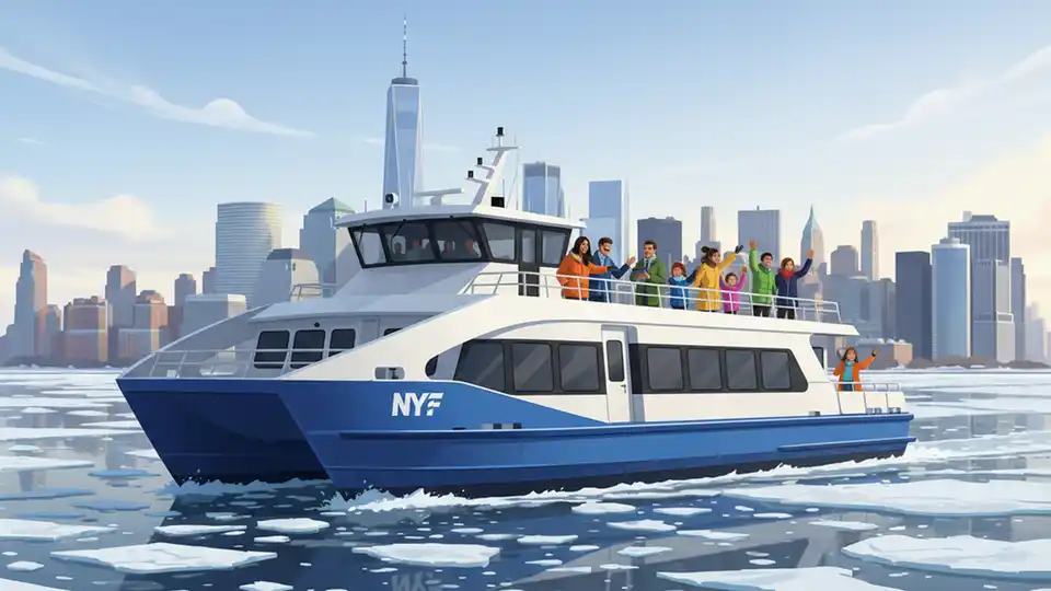 NYC Ferry Restores Service as Ice Clears
