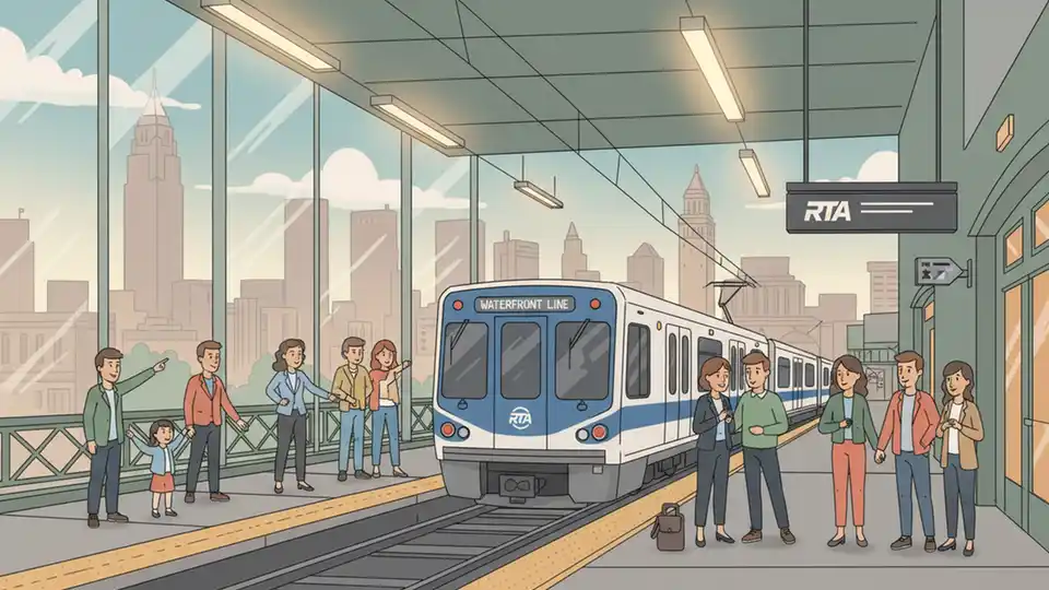 Cleveland RTA Adds Waterfront Line for Event Access