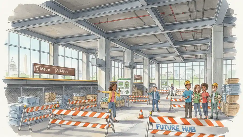 Silver Spring Builds Hub for Purple Line Transfer