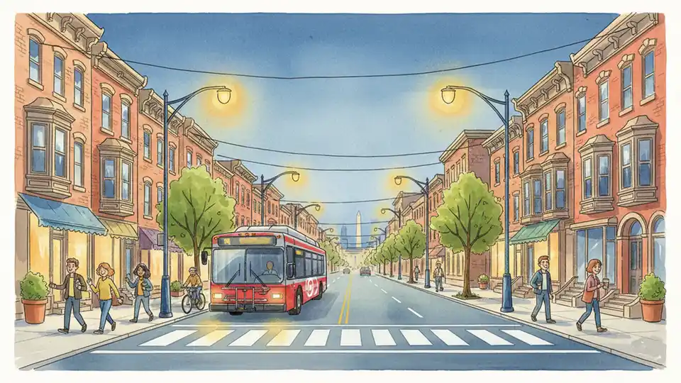 D44 Bus Detours Nightly for Vermont Avenue Work