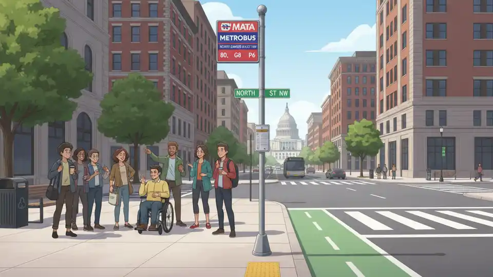 DC Bus Stop Reopens After Infrastructure Work