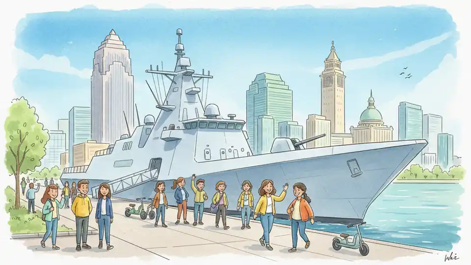 Cleveland Transit Supports Historic Navy Commissioning