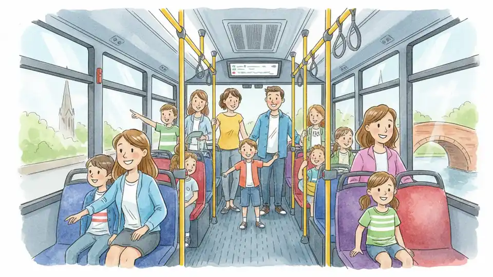 England Offers Free Bus Travel for Kids