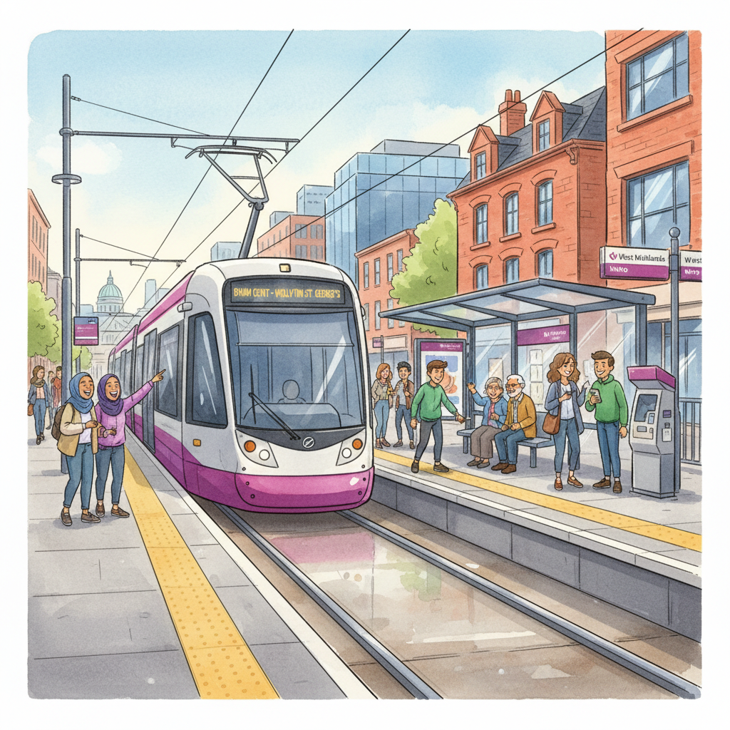 West Midlands Tram Adapts After Broad Street Incident