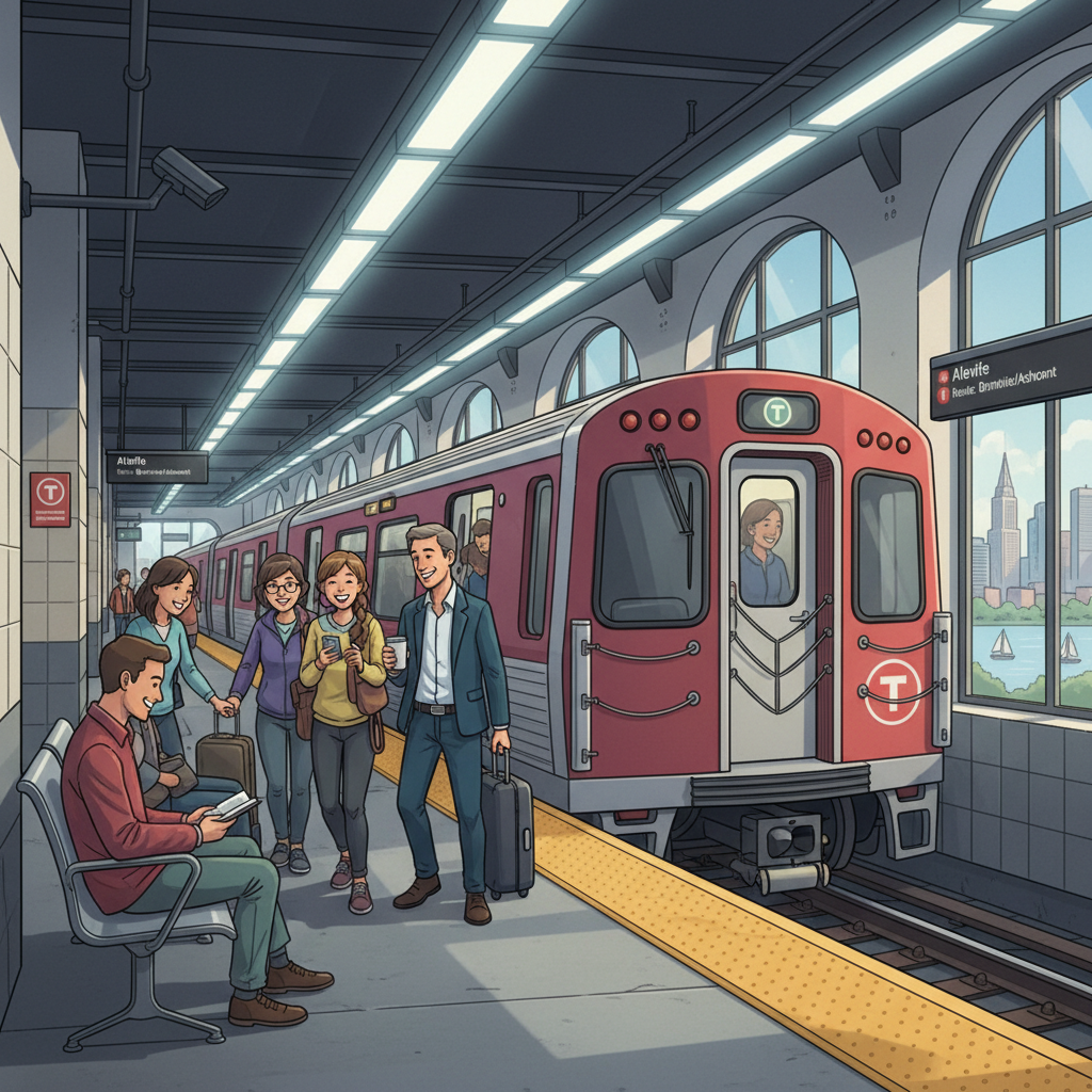 Boston Red Line Bounces Back After Brief Delay