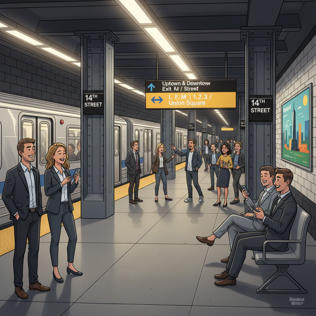 NYC 14th Street Station Adapts Service Pattern