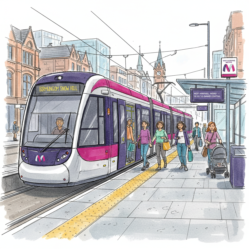 West Midlands Metro Delivers 8-Minute Service