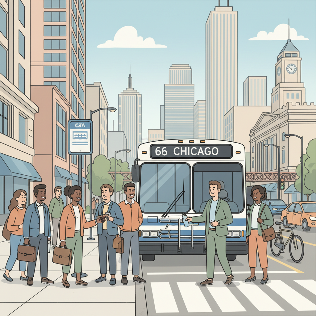 Chicago Route 66 Stop Shifts to Keep City Moving