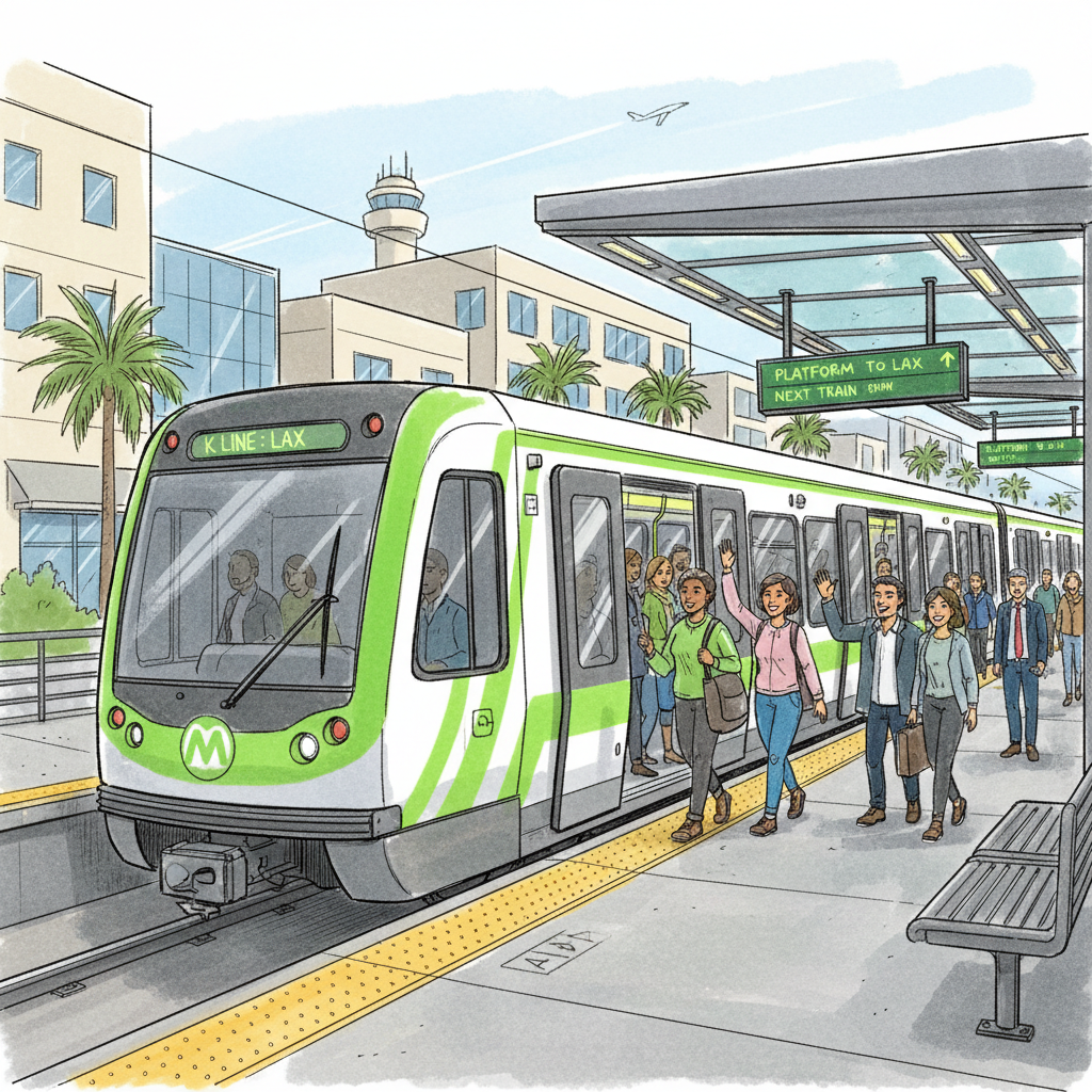 LA's K Line Connects Riders to MLK Day Celebration