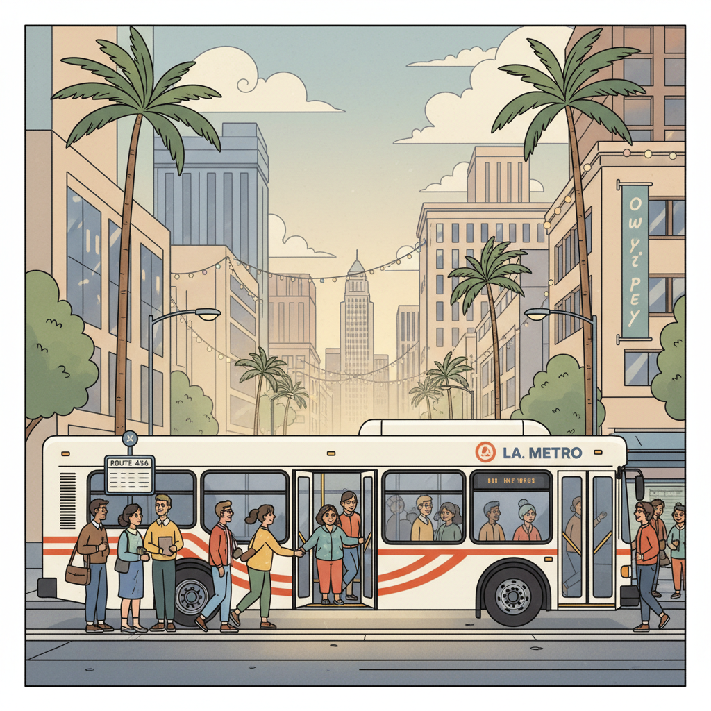 LA Metro Offers Free Rides to Ring in New Year Safely