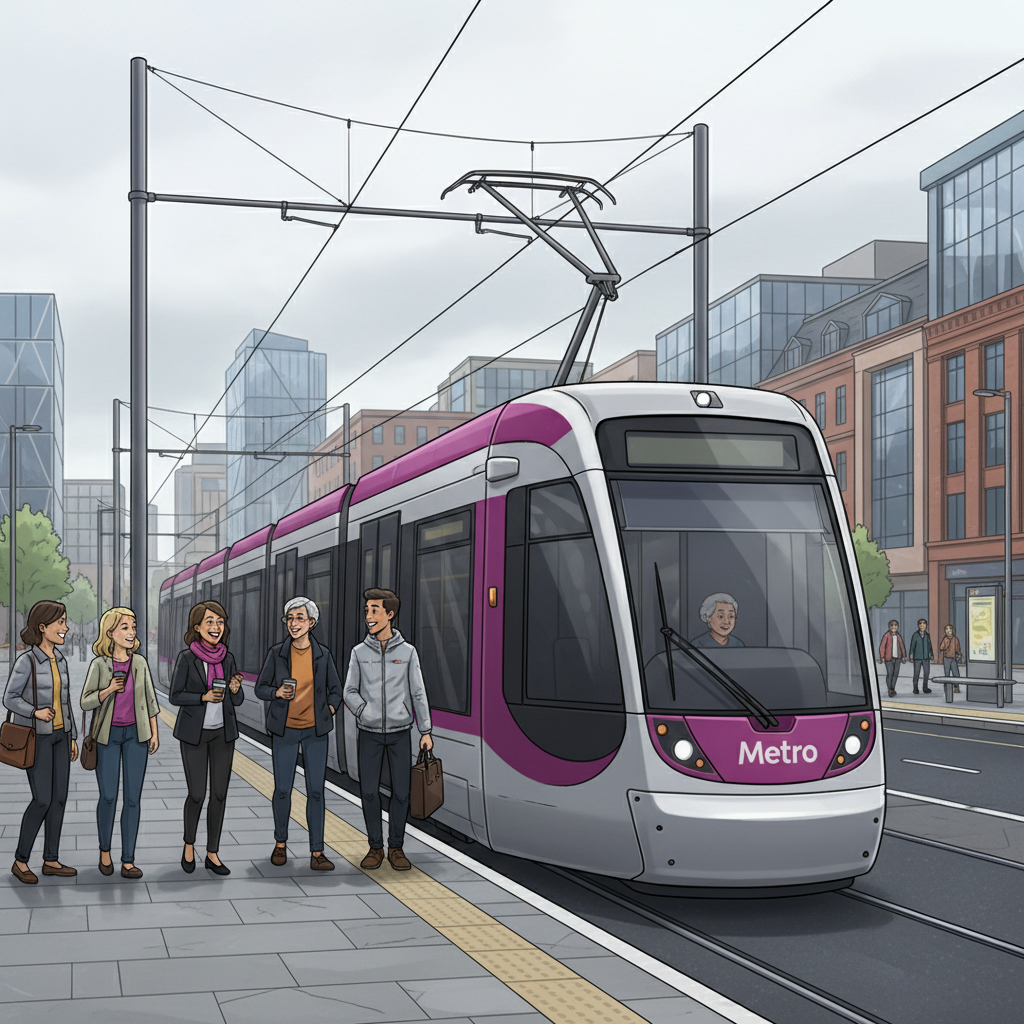 West Midlands Metro Adapts After Trees Block Tracks