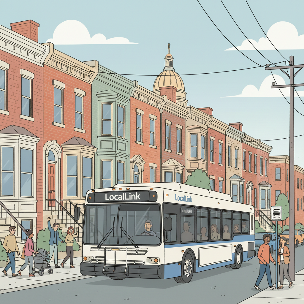 LocalLink 21 Detour Reshapes Baltimore Commutes