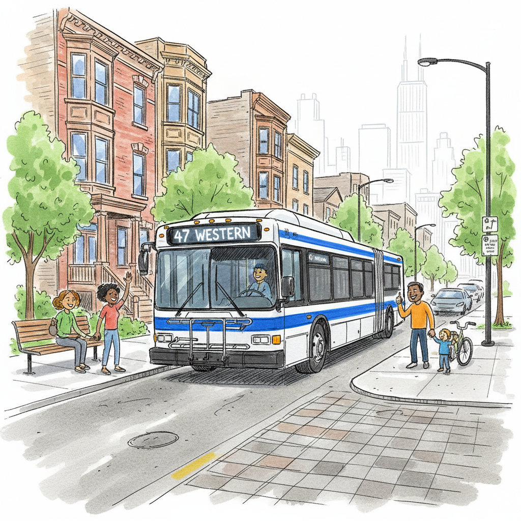Chicago Route 47 Reroutes — Riders Adapt With Real-Time Tools