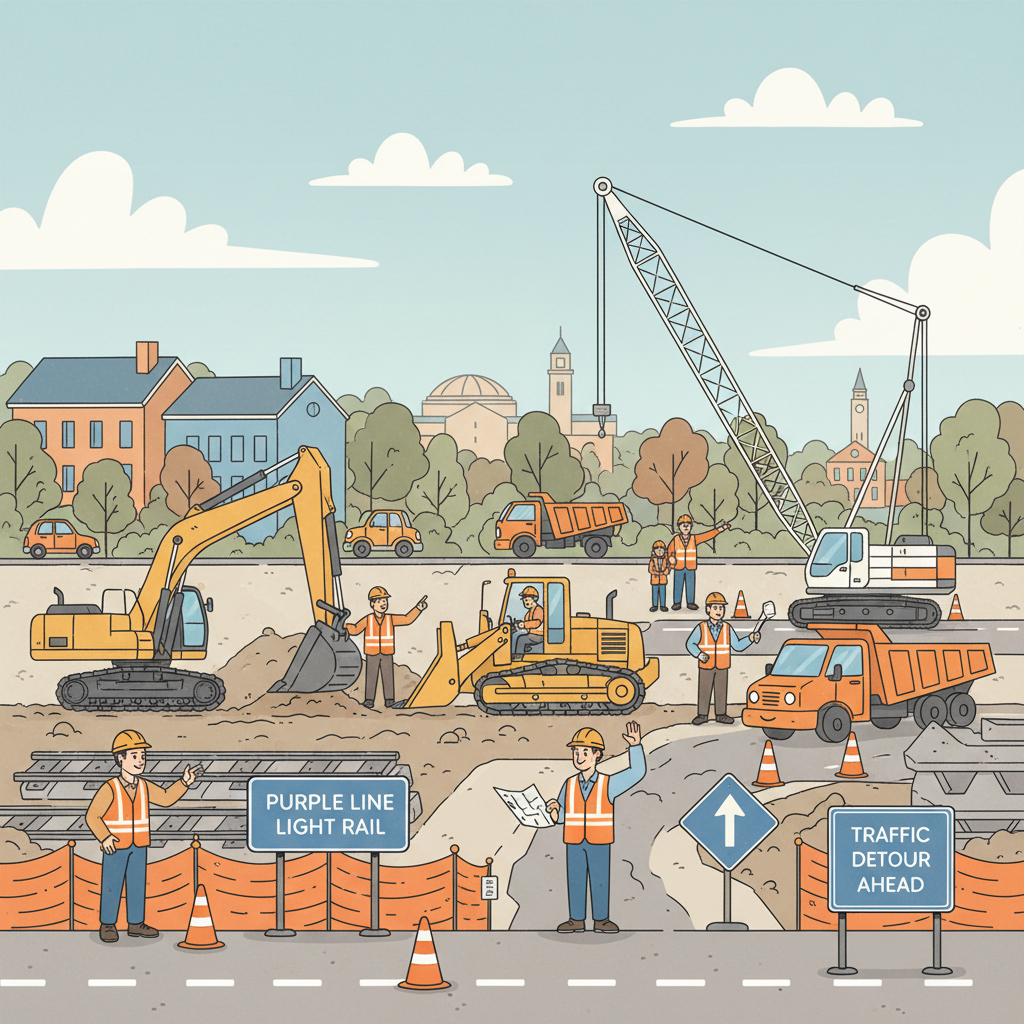 Purple Line Work Brings New Transit to DC-Maryland-Virginia