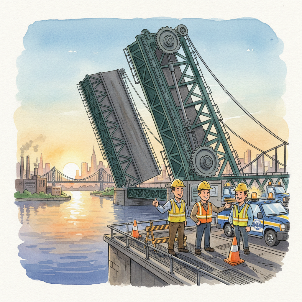 NYC's RFK Bridge Tests Safety Systems Overnight