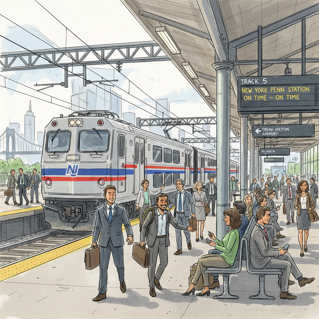 NYC-NJ Train Service Restored at Newark, Harrison