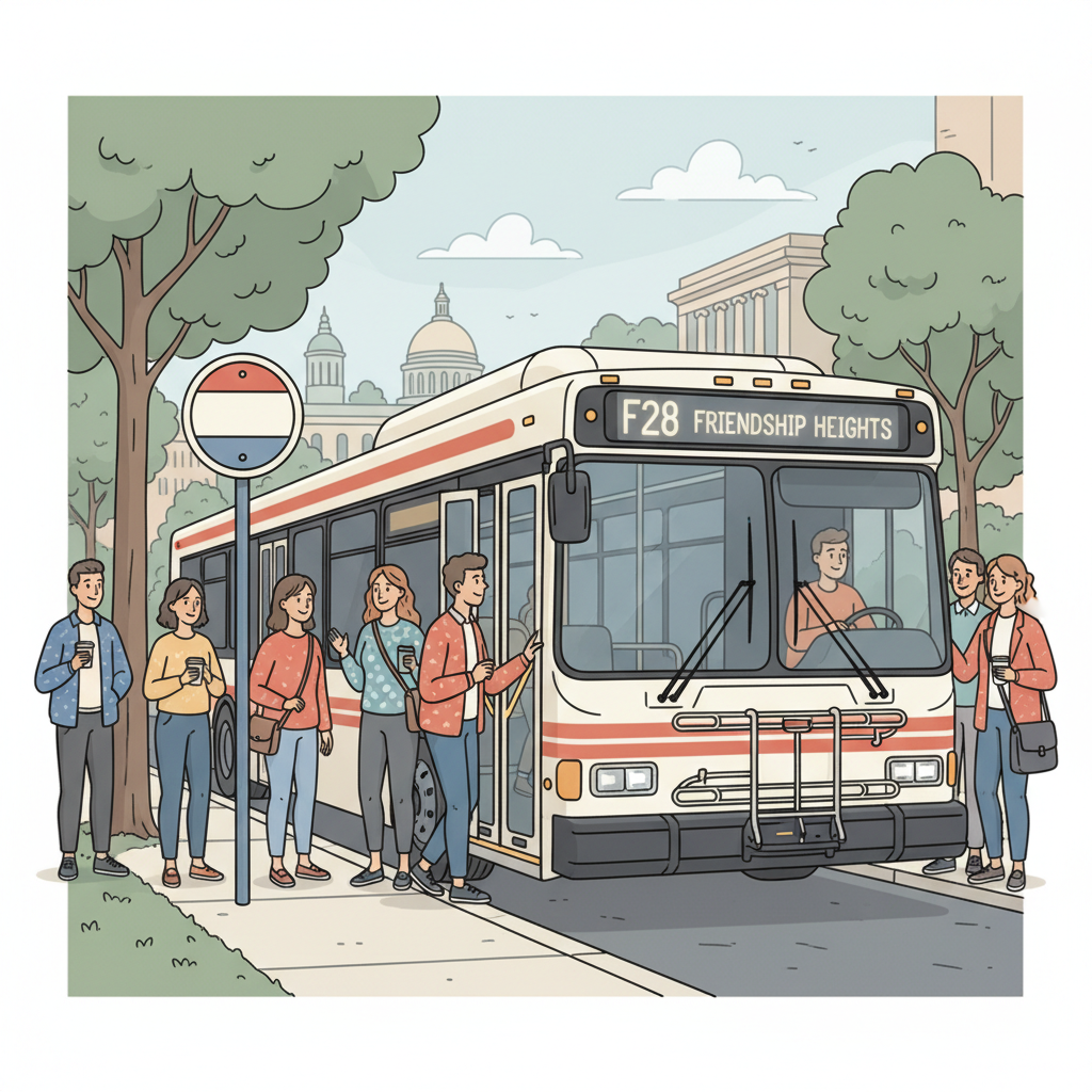 F28 Route Adds Trip to Ease DC-Maryland-Virginia Commutes