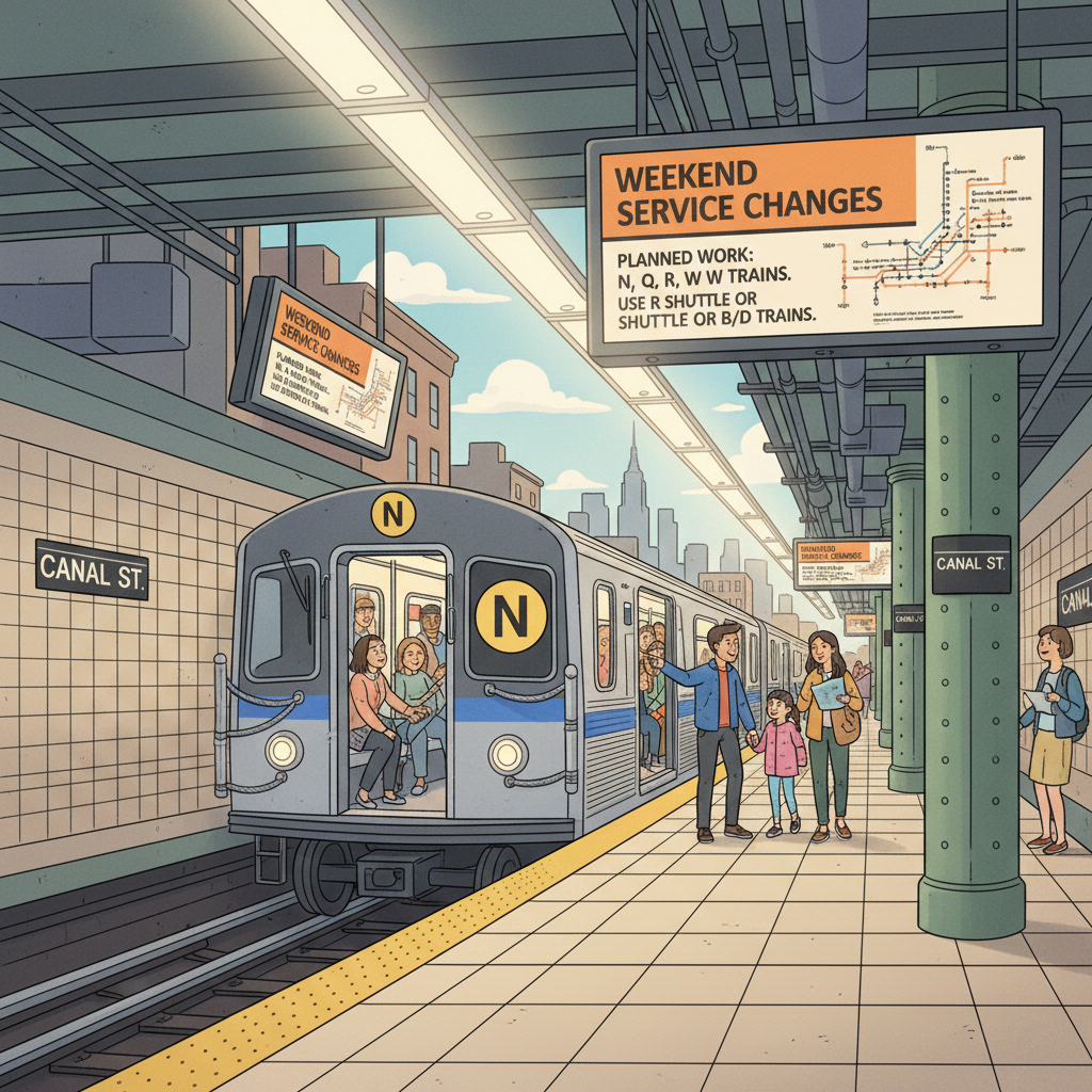 NYC Metro Unveils Weekend Service Map for Riders