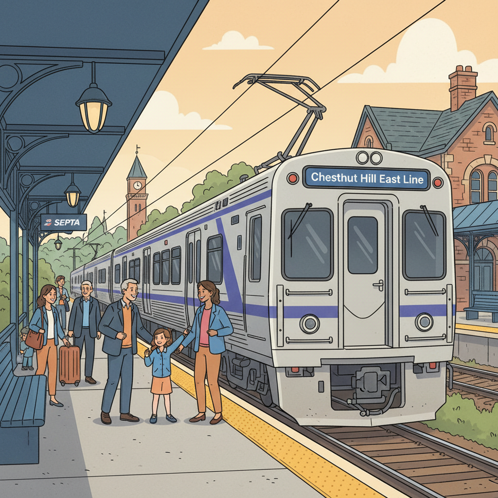 Philadelphia's Chestnut Hill East Line Reopens Sept 8