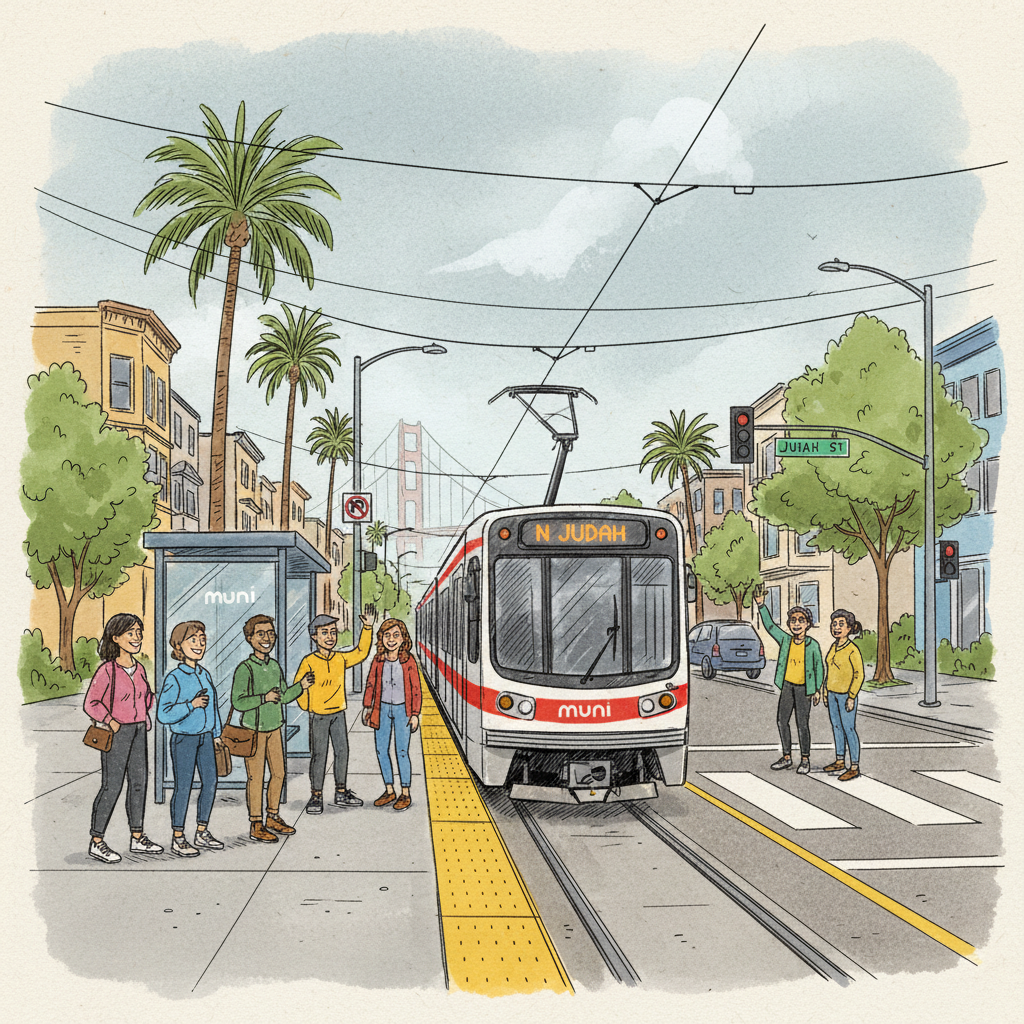 SF N Judah Responds to Medical Emergency, Service Resumes