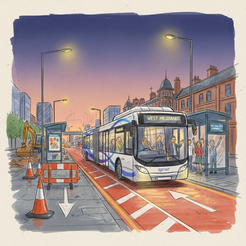 West Midlands Upgrades Transit With Sprint Bus Lanes