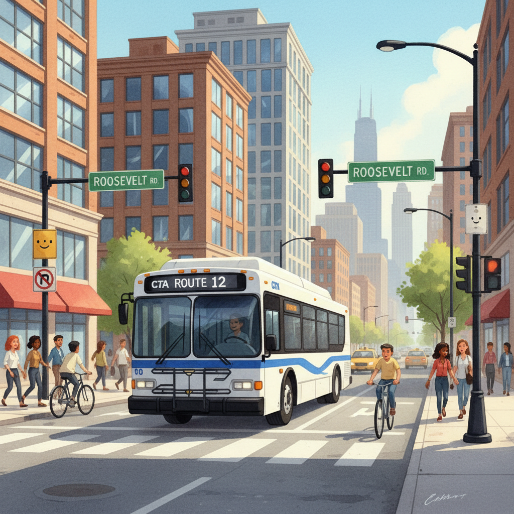 Chicago Bridge Lift Reroutes Buses — Service Adapting
