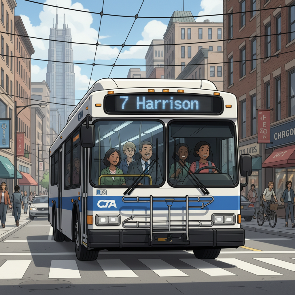 Chicago CTA Route 7 Adapts Service Pattern