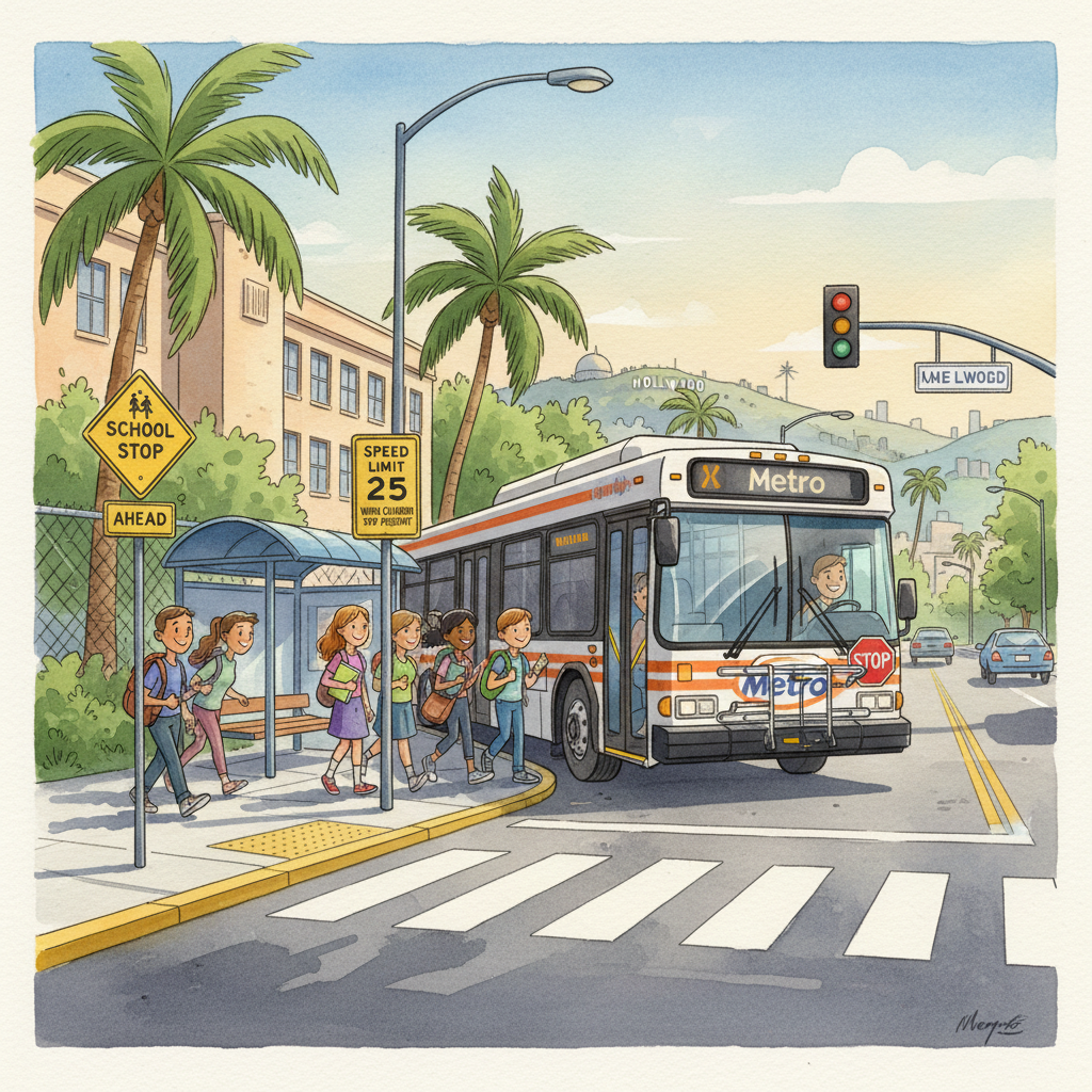 LA Students Ride Metro Buses Free This Fall