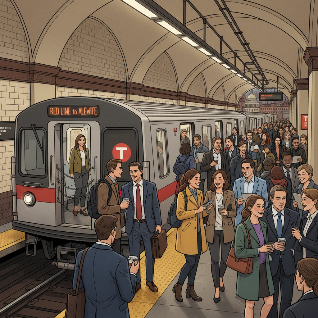 MBTA Brightens Boston Commutes With Morning Greeting