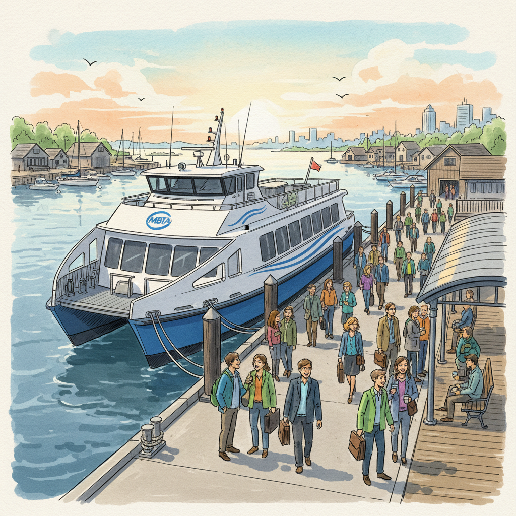 Boston Ferry Disruptions Push Riders to New Routes