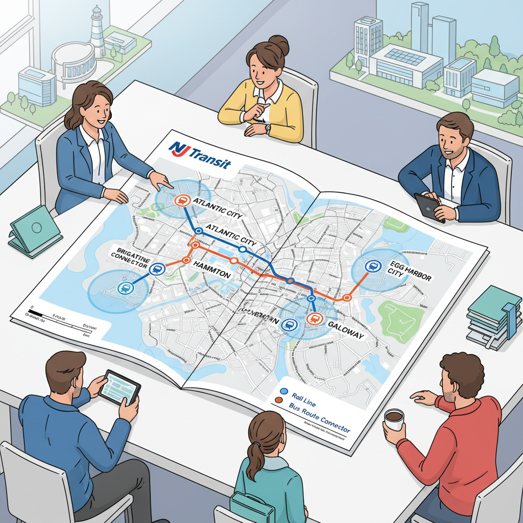 NJ Transit Unveils Atlantic County Station Map