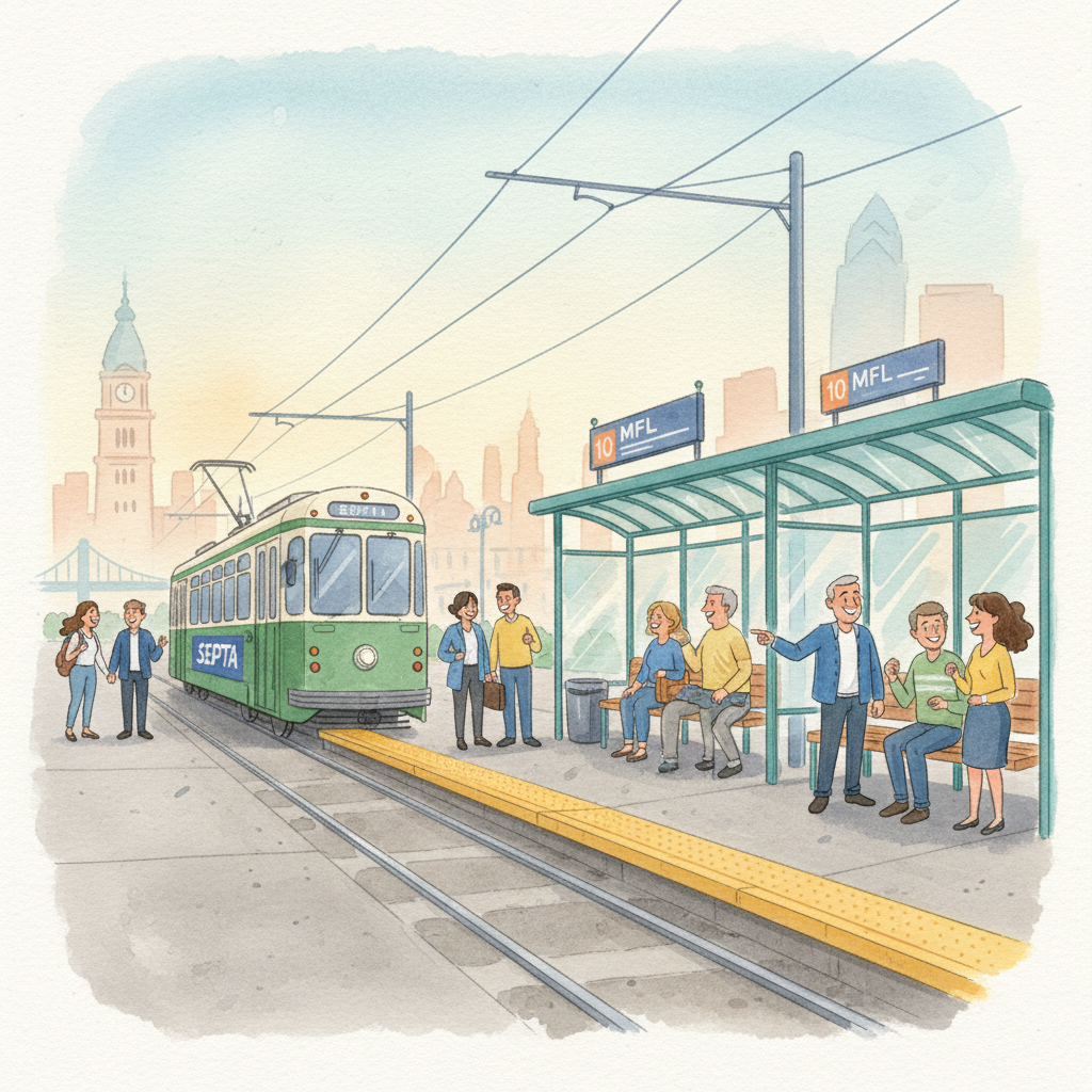 Philadelphia T4 Trolley Adapts to Staffing Shifts