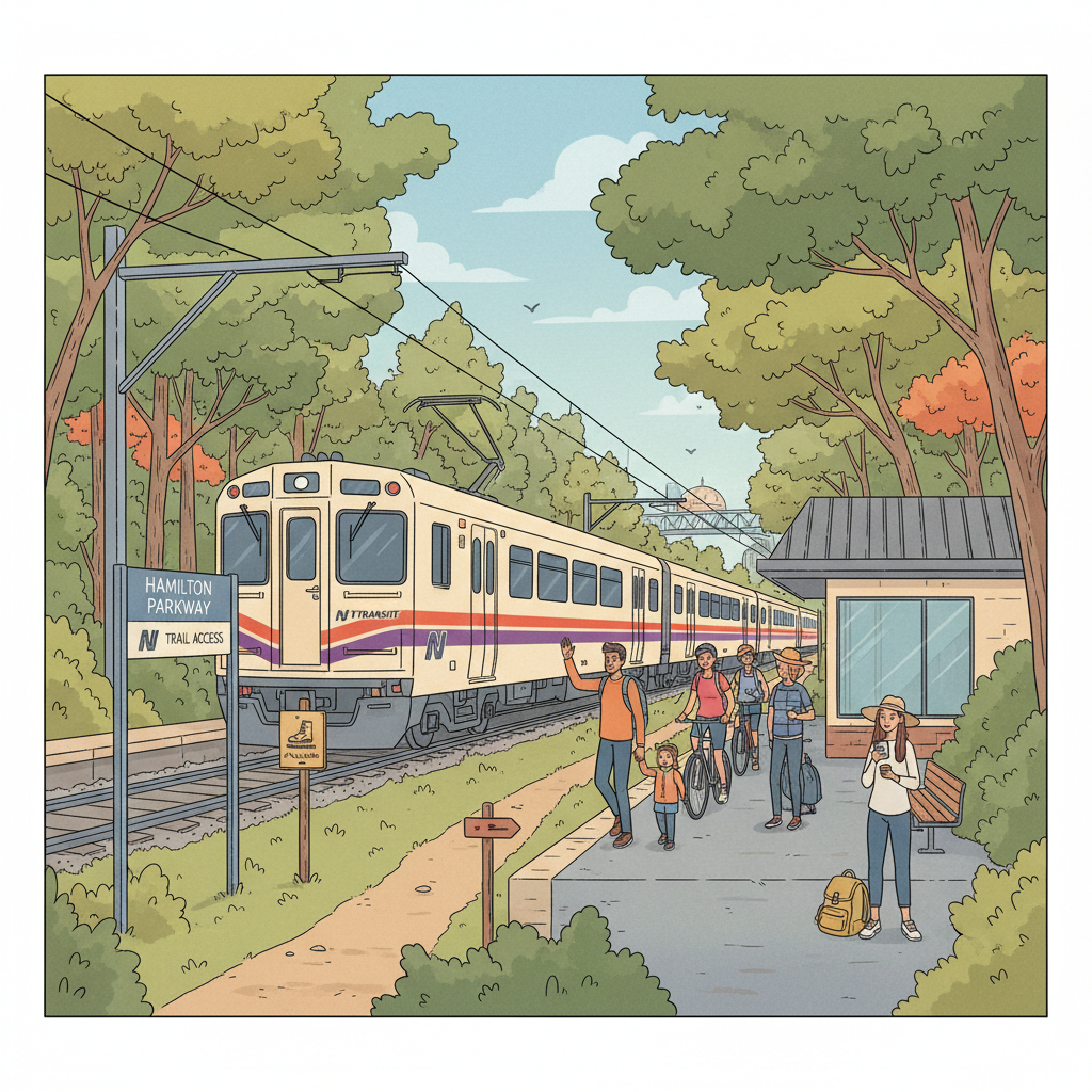 NJ TRANSIT Links NYC Riders to Trails Without Cars