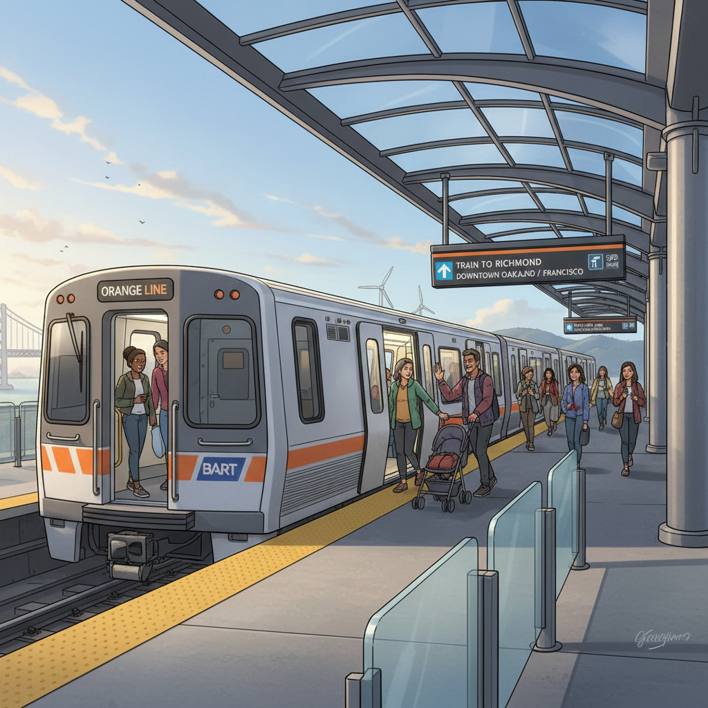 SF BART Orange Line Fully Restored, All Stations Open