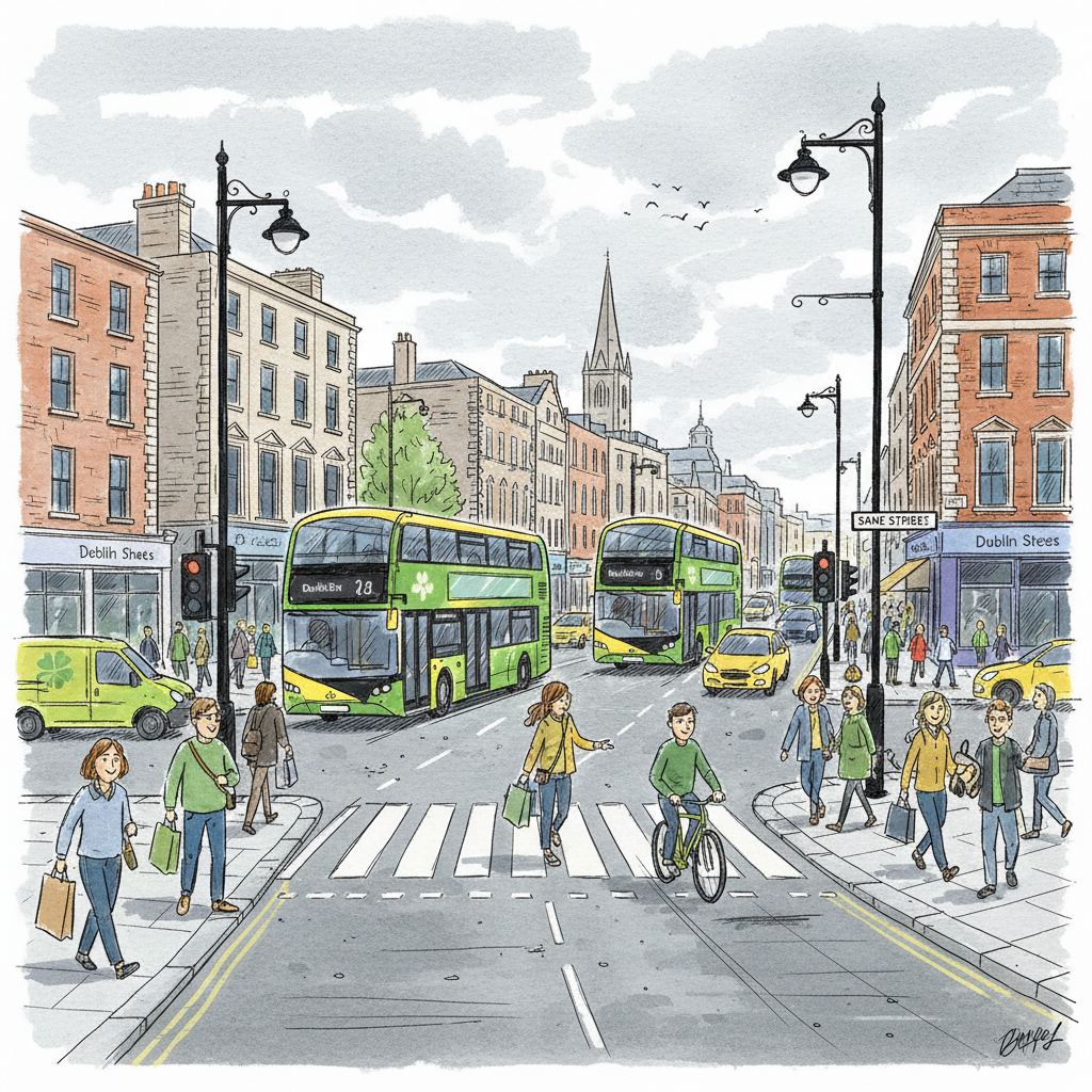 Dublin Prepares Dame Street for New Year's Eve