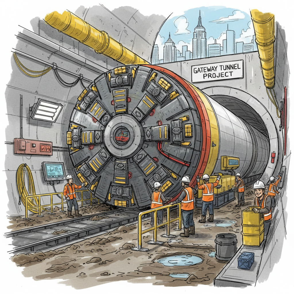 NYC Gateway Tunnel Seeks Federal Funding to Keep Moving