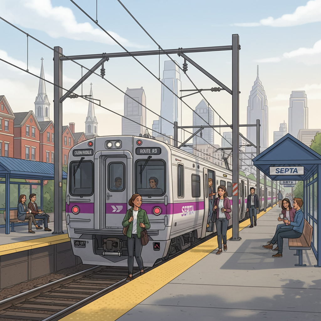 Philadelphia SEPTA Train Delay Shows System Adapting