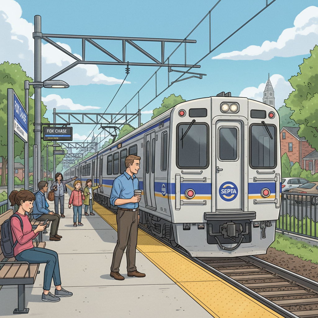 Philadelphia's Fox Chase Line Gets Rail Upgrade