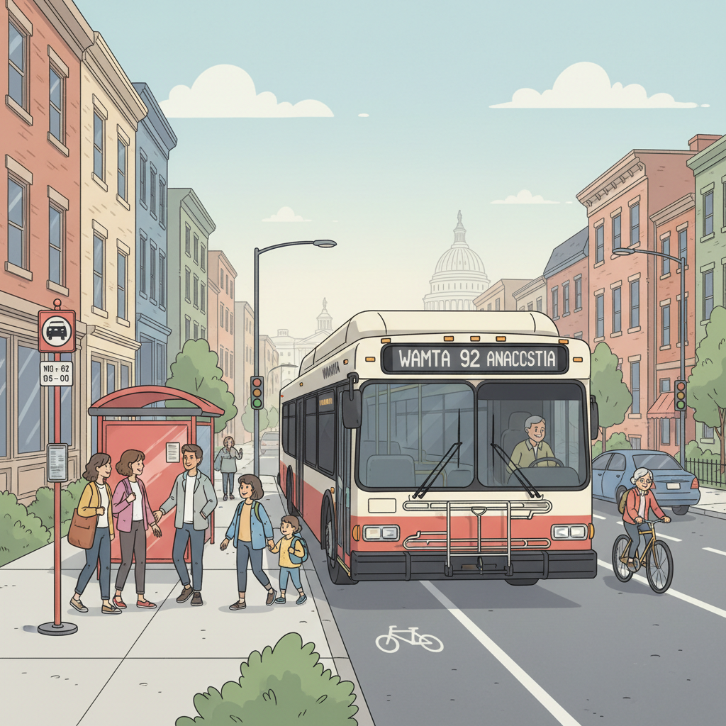 DC Bus Stop Closure Prompts Route Adjustments