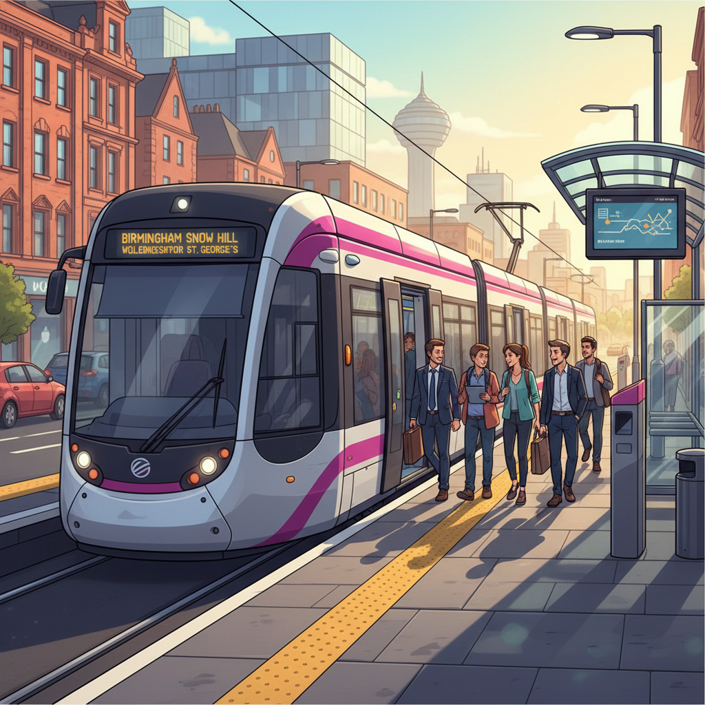 West Midlands Trams Adapt to Station Closure