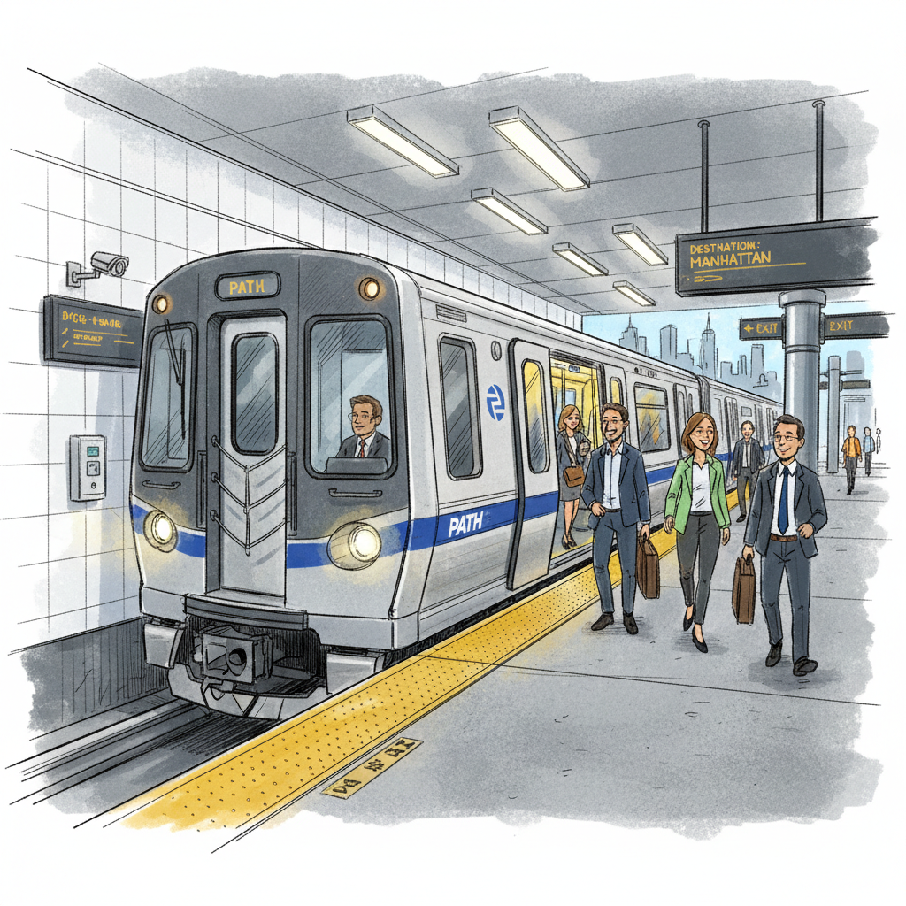 NYC PATH Elevator Out — Repairs Underway at Newport