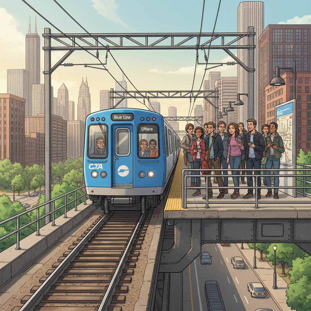 Chicago Blue Line Adapts for Infrastructure Work