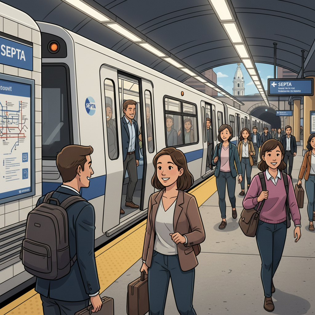 Philadelphia SEPTA Adds Auto Show Transit Access