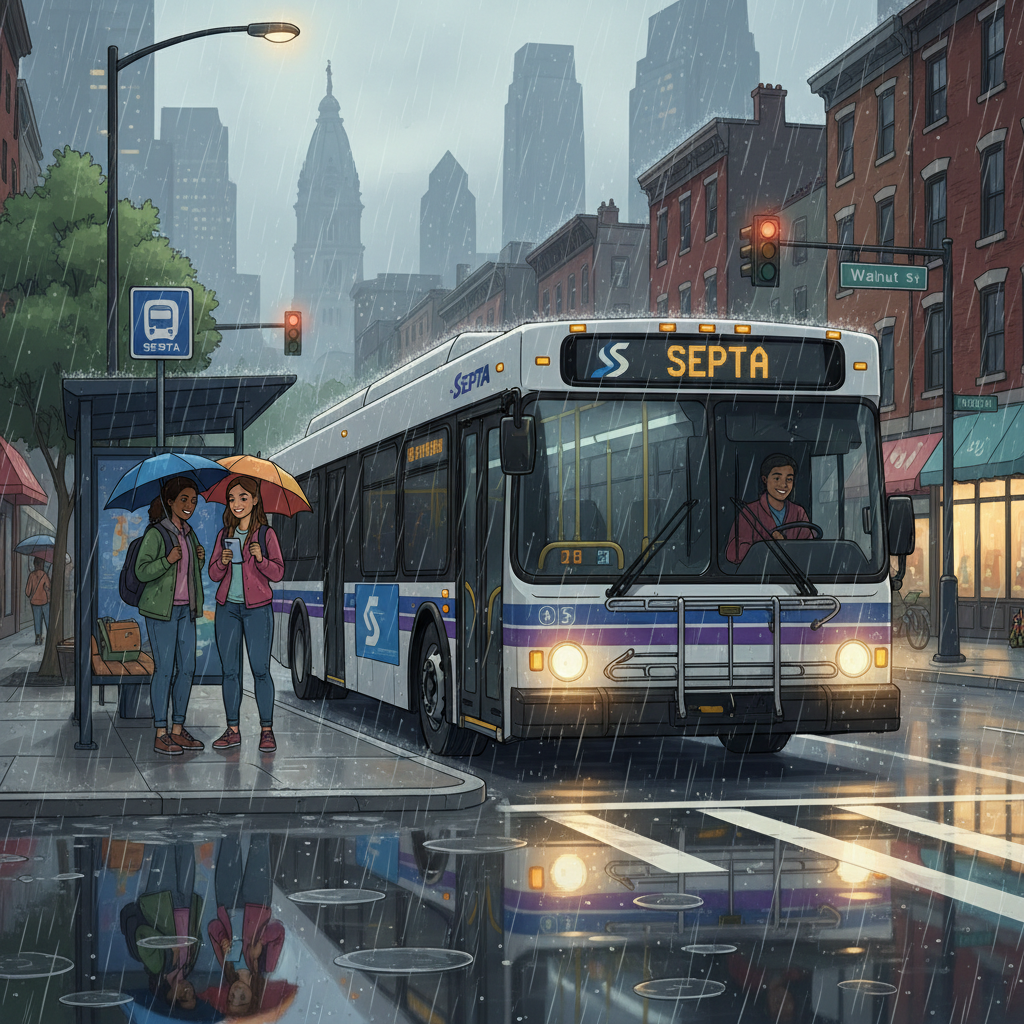 Philadelphia Transit Adapts to Tuesday Storms