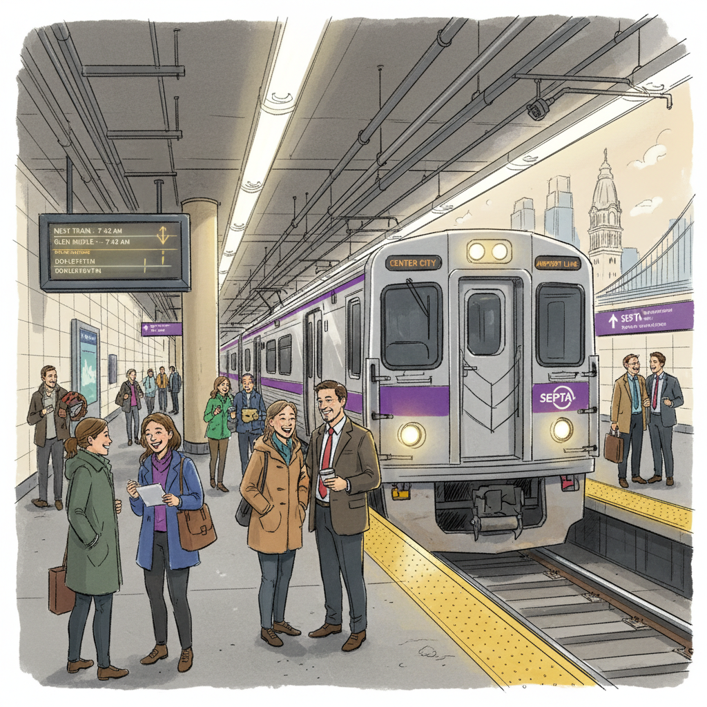 Philadelphia Commuters Adapt as SEPTA Fixes Train