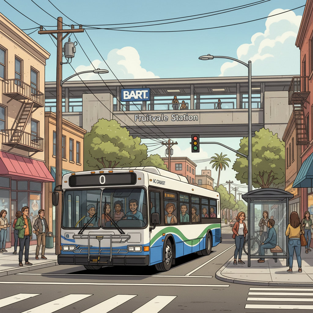 SF Line O Adapts Service Near Fruitvale BART