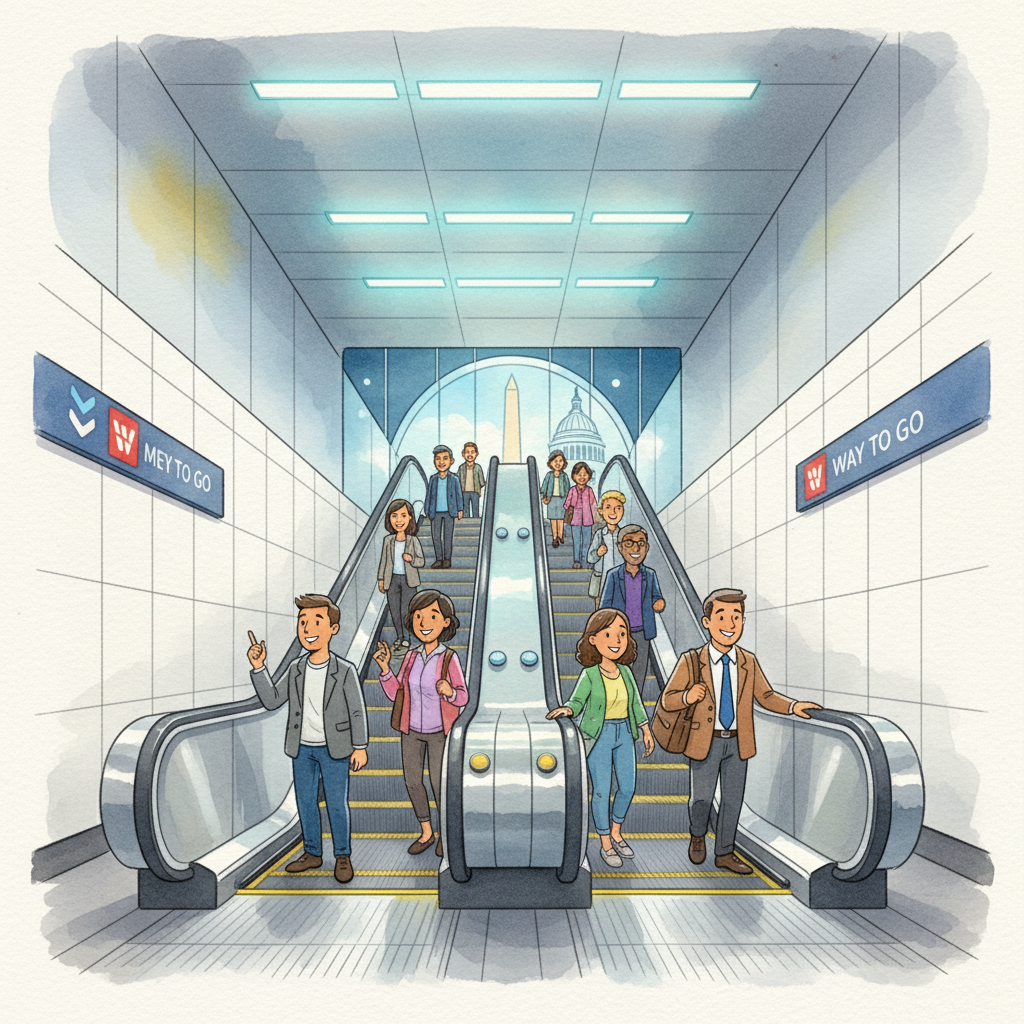 DC Metro Restores Escalator Lighting at Congress Heights